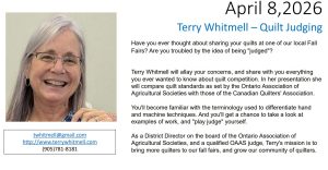 Terry Whitmell presentation on April 8, 2026